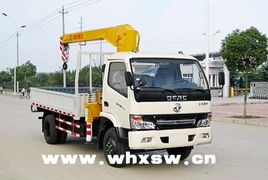 供應(yīng)2噸隨車(chē)吊平板車(chē)，湖北隨州程力廠家直銷(xiāo)